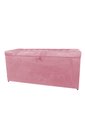 Ver imagem 1 de Recamier Puff Baú Solteiro - Rosa Claro