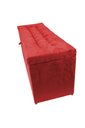 Ver imagem 3 de Recamier Puff Baú Solteiro - Vermelho