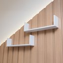 Ver imagem 6 de Kit 2 Prateleiras Nicho U 54x10x15 Livros Decoração - Branco