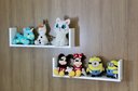 Ver imagem 3 de Kit 2 Prateleiras Nicho U 54x10x15 Livros Decoração - Branco