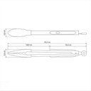 Ver imagem 6 de Pegador Multiuso Tramontina Moldê em Silicone Cinza e Aço Inox 35 Cm Tramontina