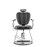 Cadeira de Cabeleireiro Hidráulica e Reclinável Dompel Top Barber Preto - 5