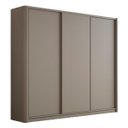 Ver imagem 2 de Roupeiro Bend Mdf 276cm 3 Portas 6 Gavetas Lateral Curva Grigio C830