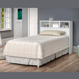 Cabeceira para Cama Box Solteiro 0,90 Portugal Branco - 4