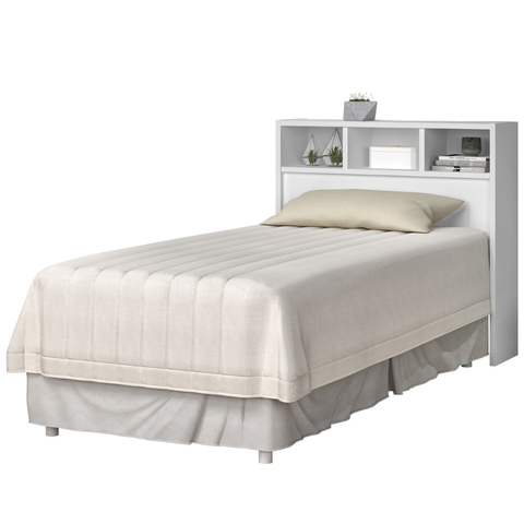 Cabeceira para Cama Box Solteiro 0,90 Portugal Branco