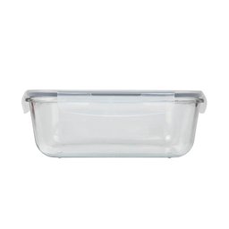 Pote Refratário Retangular com Tampa 1,7 Litros Mor Glass Forno Micro-ondas Freezer - 2