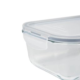 Pote Refratário Retangular com Tampa 1,7 Litros Mor Glass Forno Micro-ondas Freezer - 5