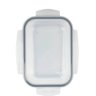 Pote Refratário Retangular com Tampa 1,7 Litros Mor Glass Forno Micro-ondas Freezer - 4