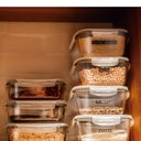 Ver imagem 6 de Pote Refratário Retangular com Tampa 1,7 Litros Mor Glass Forno Micro-ondas Freezer