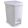 Lixeira Pedal Pratica Branca 50Lts - 1