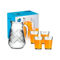 Conj com 5 Pcs Jarra + 4 Copos Maracatu - 2