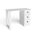 Ver imagem 1 de Mesa 3 Gavetas - Branco - Movelbento