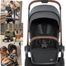 Carrinho de Bebe Chicco Mysa Black Bebe Conforto Kaily com Base - 4