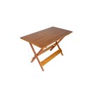 Ver imagem 2 de Jogo Conjunto 6 Cadeiras e 1 Mesa Dobrável Madeira 120 x 70 - Com Pintura mel