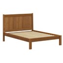 Ver imagem 2 de Cama de Casal 112cm x 210cm em Madeira Maciça Modena Marrom/Amêndoa