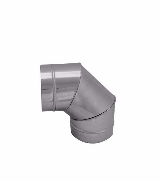 Curva / cotovelo galvanizada 90° de 260 mm de diâmetro - 1
