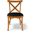 Ver imagem 4 de Kit 06 Cadeiras para Sala de Jantar e Estar Living Estofada Ávila L02 Couríssimo Preto