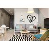 Quadro Decorativo Fabricado em Aço Modelo Pitbull Preto - 3