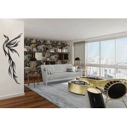 Quadro Decorativo Fabricado em Aço Modelo Fênix - 3