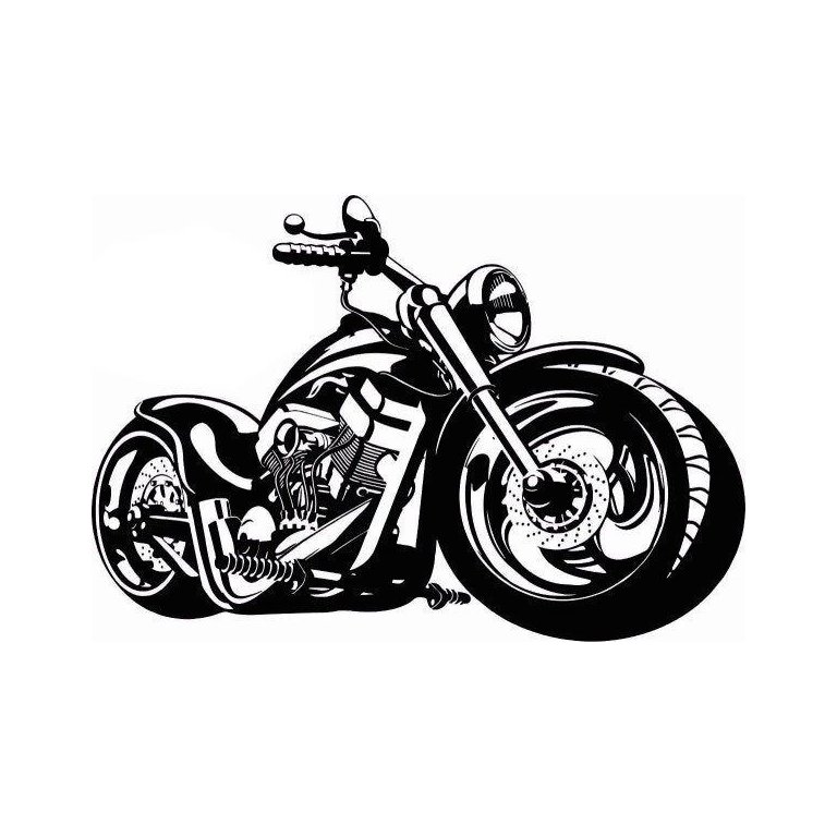 Quadro Decorativo Fabricado em Aço Modelo Moto