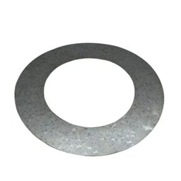 Anel de acabamento galvanizado para laje ou parede para dutos de 150 mm de diâmetro - 1