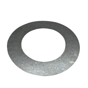 Anel de acabamento galvanizado para laje ou parede para dutos de 150 mm de diâmetro