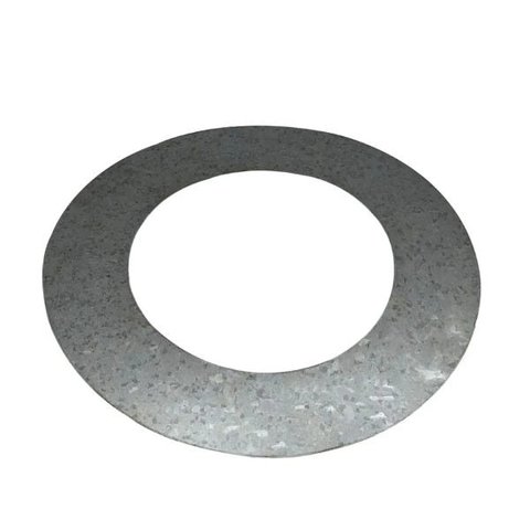 Anel de acabamento galvanizado para laje ou parede para dutos de 150 mm de diâmetro