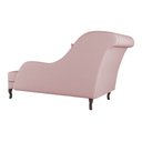 Ver imagem 6 de Divã Recamier Chaise Longue Valentina Clássico com Pés de Madeira Veludo Rosê - Abmaza