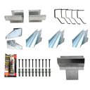 Ver imagem 2 de Kit Calha Beiral Galvanizada Para Casa Com 6 Metros 26 Peças - Saída Retangular