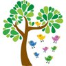 Adesivo de Parede Infantil Passarinhos na Árvore - 2