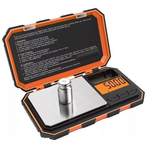 Mini Balança Digital Bolso e Alta Precisão 0,01g até 200g