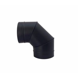 Curva / cotovelo preta 90° de 150 mm de diâmetro
