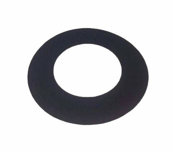 Anel de acabamento preto para laje ou parede para dutos de 250 mm de diâmetro - 1