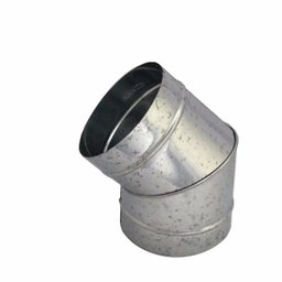 Curva galvanizada 45° de 180 mm de diâmetro - 1