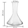 Decanter Vinho Água Suco Cristal Titânio Bohemia Xtra 1400ml - 5