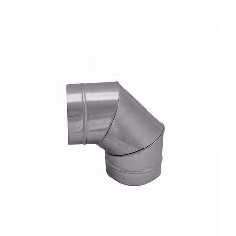 Curva / cotovelo galvanizada 90° de 230 mm de diâmetro