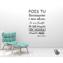 Ver imagem 1 de Adesivo de Parede Decorativo Frases Versiculos Salmo 139
