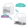 Berço Mini Cama Montessoriano Casinha Prime - Branco - 3
