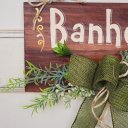 Ver imagem 3 de Placa Banheiro Fita Verde