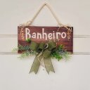 Ver imagem 1 de Placa Banheiro Fita Verde