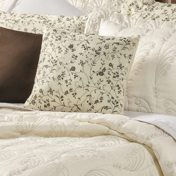 Almofada Sophie Voil Estampado Floral Delicado e Enchimento - 5