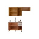 Ver imagem 6 de Cozinha Modulada Mgm 3 Peças Brilhante C3p54 Cinamomo/off
