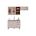 Ver imagem 5 de Cozinha Modulada Mgm 3 Peças Brilhante C3p54 Cinamomo/off
