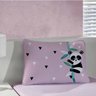 Jogo de Cama Tecebem Casal Malha Panda 3 Peças Florença Rosa Balé - 2