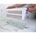 Ver mais imagens de Kit 3 Organizadores de Geladeira Transparentes Porta Ovos 36 Un Porta Frutas Legumes Clear Fresh ou