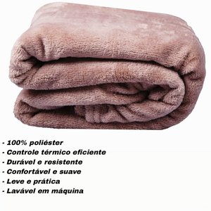 Cobertor Microfibra Presídio Padrão Cdp Solteiro:vinho