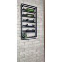 Ver imagem 4 de Adega Suspensa Estilo Industrial Ferro com Suporte de Taças