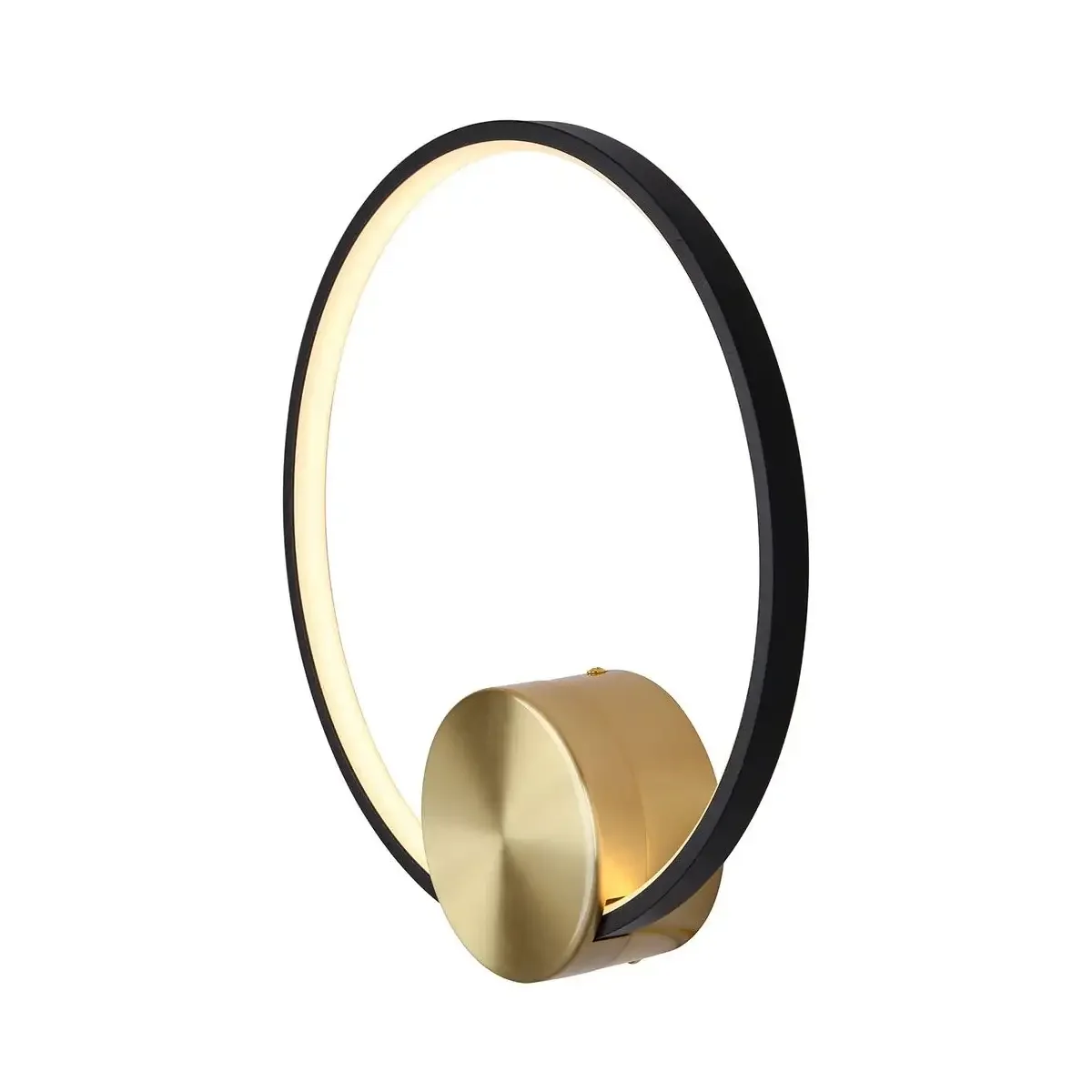 Ver imagem 1 de Arandela Led Signo 12w Preto com Dourado Usina Design