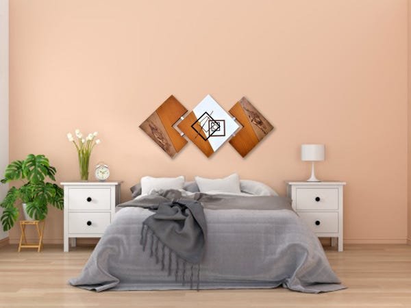 Quadro Para Sala De Estar Moderno Sofisticado - 3