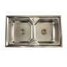 Cuba Inox Gourmet Cozinha Dupla Com Válvula + Escorredor RB - 2